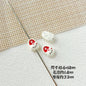 Kite Slippers Metal Beads 14mm Colorful Glossy Painted 10pcs 8