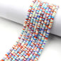 Flat Disc Clay Beads 6mm Colorful Matte Polymer 10strands 42