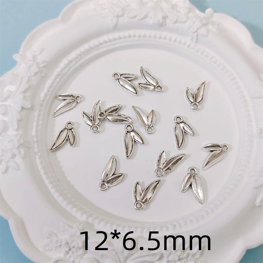 Tube Metal Beads 15mm Bamboo Joint Zinc Alloy 20pcs 5