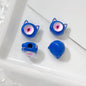 Cat Eye and One-Eyed Beast Metal Beads 10mm Baking Painted 10pcs 16