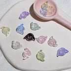Electroplated Czech Glass Beads Star Shape 14mm Lavender 100pcs 2