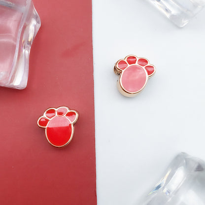 Enamel CCB Plastic Acrylic Beads 9-15mm Large Hole Playful Shapes 40pcs 35