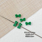 Baking Painted Christmas Tree and Bells Metal Beads 20pcs Festive Colors 11