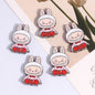 Cheerful Bunny Ear Metal Beads 24mm Colorful Enamel Alloy 10pcs 11