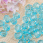 Faceted Clear Bubblegum Beads 20mm Translucent Chunky Acrylic 110pcs 18