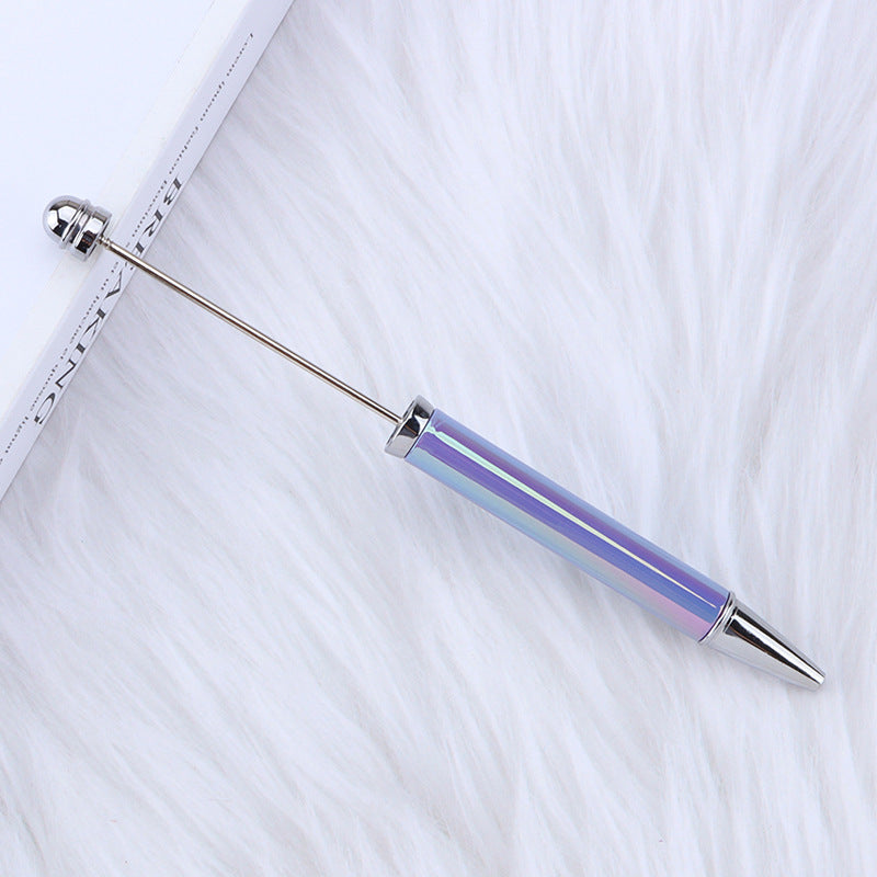 Beadable Pen UV Electroplating Rainbow Color Opal Shimmer 10pcs 12
