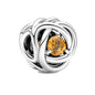 Ball Rhinestone Beads 10mm Birthstone Large Hole Silver Alloy 10pcs 12