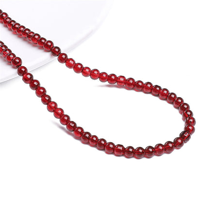 Imitation Jade Transparent Glass Beads 10mm 38pcs Mixed Colors 10