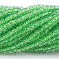 Transparent Disc Seed Glass Beads 2mm Glossy Blue Tones 360pcs 2 Strands 30