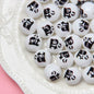 Halloween Printed Acrylic Beads 16mm Pumpkin Ghost Designs 10