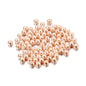 Pearl Glass Beads 8mm Imitation Smooth Glossy Mixed Colors 100pcs 37