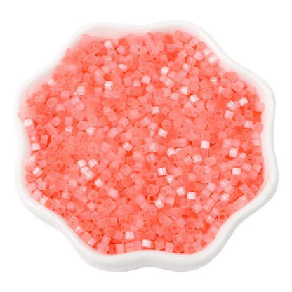 Antique Cat Eye Rice Seed Glass Beads 2.5mm Translucent Glow 740pcs 12