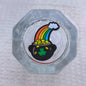 Silicone Focal Beads Lucky Grass Four Leaf Clover Rainbow Pot of Gold 20pcs 9