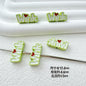 Crown and Wink Metal Beads 13mm Glossy Pastel Painted Alloy 10pcs 12