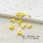 Chair and Jigsaw Metal Beads Painted Colorful Glossy 20pcs 28
