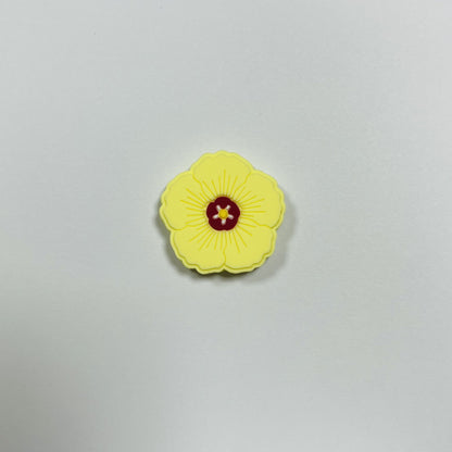 Silicone Focal Beads Flower Pastel Petal Detail 20pcs 9