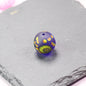 Vintage Phoenix Eye Lampwork Glass Beads 20mm Round 10pcs 23