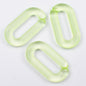 Matte Clear Acrylic Open Chain Links 20mm Colorful 100pcs 12