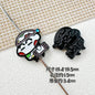 Painted Alloy Metal Beads Crayon Shin-Chan Series 10pcs 8