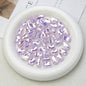 Glossy Plating Irregular Shaped Acrylic Beads 16mm Pastel Colors 20pcs 11