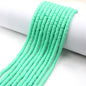 Flat Clay Beads 6mm Solid Color Polymer Spacer Beads 10strands 35
