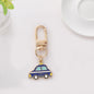 Enamel Astronaut Keychain Metal Zinc Alloy Space Theme Charm 50