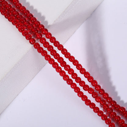 Colored Transparent Seed Glass Beads 2mm 2 Strands 400pcs 19