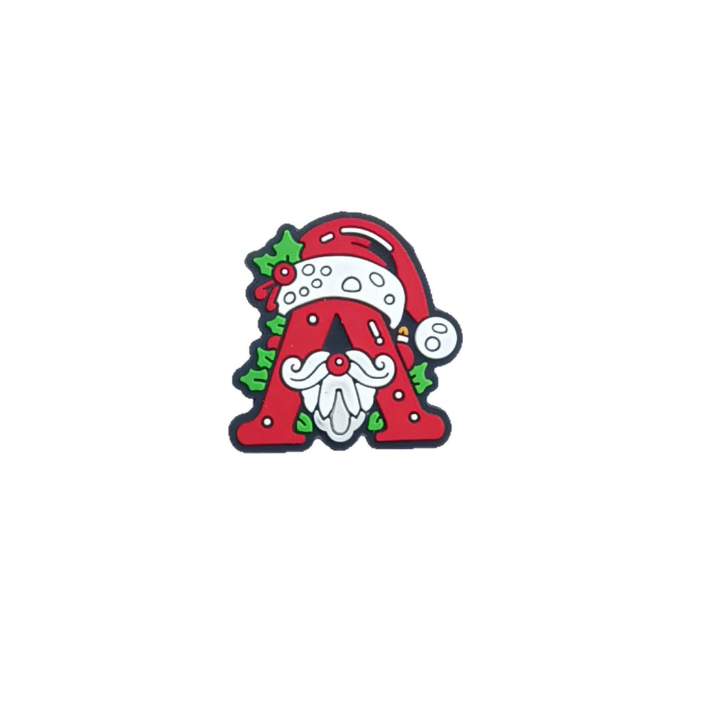 Silicone Focal Beads Christmas Santa Claus ABC Letters 20pcs 6