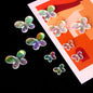Transparent Butterfly Acrylic Beads 12mm 16.5mm 21.5mm 30mm Smooth 10pcs