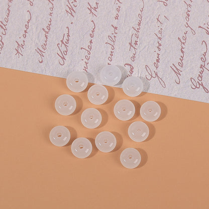 Glass Round Spacer Beads 6mm 8mm Imitation Jade Color 100pcs 20