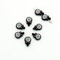 Lollipop Metal Beads 12mm Painted Alloy 10pcs 18