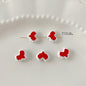 Christmas Series Metal Beads Baking Painted Alloy 20pcs 25