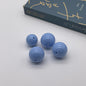 Opaque Bubblegum Beads 20mm Solid Color Glossy Mixed 113pcs 22