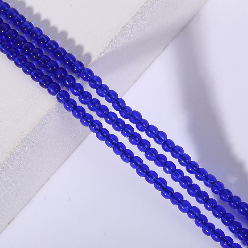Colored Transparent Seed Glass Beads 2mm 2 Strands 400pcs 9
