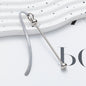 Beadable Bookmark Metal Curved Design Shiny Bead Ends Multicolor 8