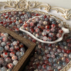 Crackle Round Glass Beads 10mm Imitation White Jade 100pcs 15