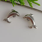 Dolphin Metal Beads 17mm Antique Silver Tone Zinc Alloy 100pcs 4