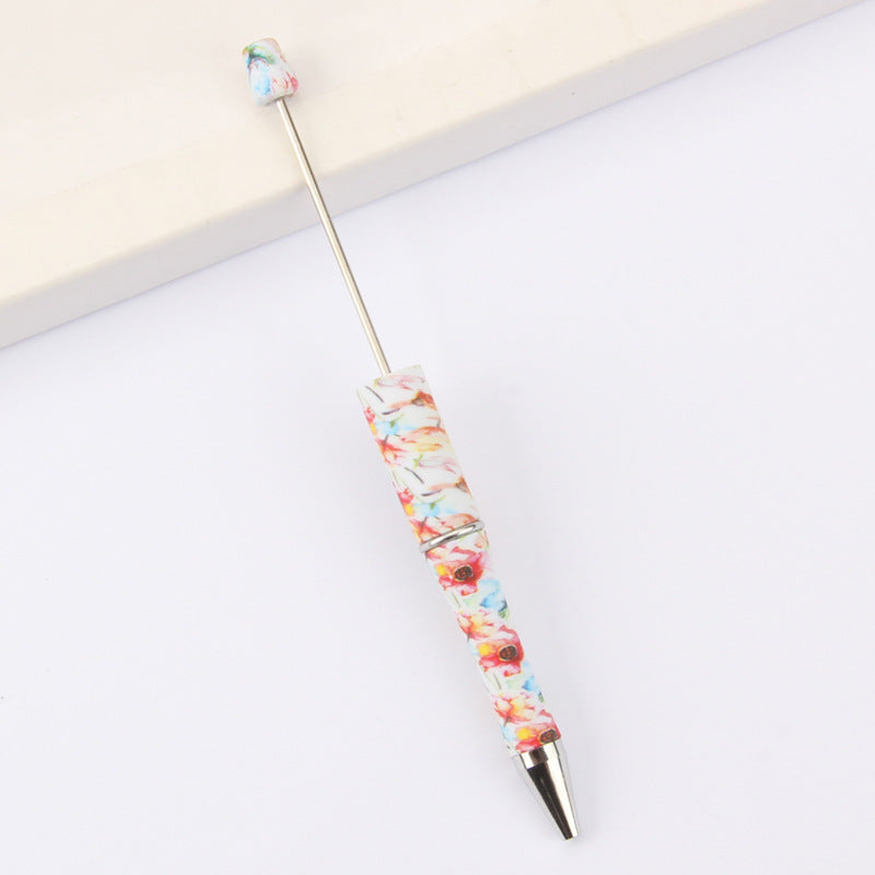 Beadable Pen Printed Pattern Plastic Light Weight