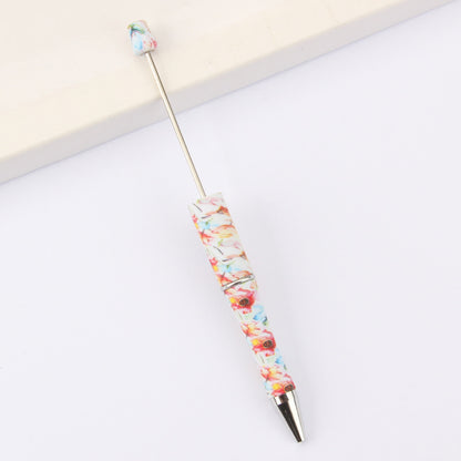 Beadable Pen Printed Pattern Plastic Light Weight