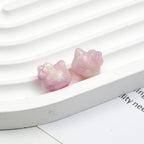 Vintage Hello Kitty Acrylic Beads 11mm Imitation Jade 100pcs 6