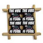 Silicone Focal Beads The Vibe Is Feral Black Rodent Pink Accents 20pcs 2