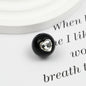 Painted Butterfly and Bear Acrylic Beads Imitation Zirconia Embedded 6pcs 9