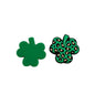 Silicone Focal Beads St Patricks Day Beer Mugs Holding Shamrock Charm 20pcs 5