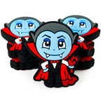 Silicone Focal Beads Vampire Holding Dripping Heart 20pcs 4