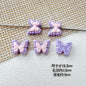Butterfly Painted Metal Beads Decorative Alloy 10pcs 12