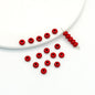 Alloy Spacer Beads 6mm Colorful Baking Painted 50pcs 17