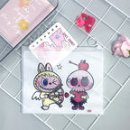 Matte Plastic Zip Lock Bags PE Bunny Print 21mm 50pcs 3
