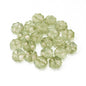 Color Transparent Clover Glass Beads 10mm Assorted Colors 50pcs 12
