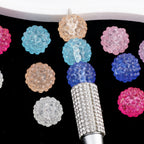Transparent Glow In The Dark Resin Bubblegum Beads 16mm Textured 20pcs 2