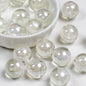Clear Planet Halo Round Resin Beads 16mm Multicolor 10pcs 7